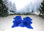 B-Ware Lammfell Twin-Set Blauer Wichtel – 2er-Pack Öko-Kurzhaar Felle